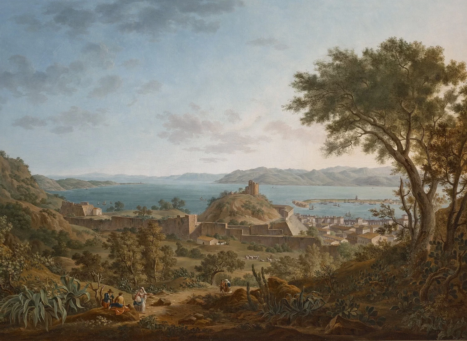 Alexandre Hyacinthe Dunouy - Vista di Messina